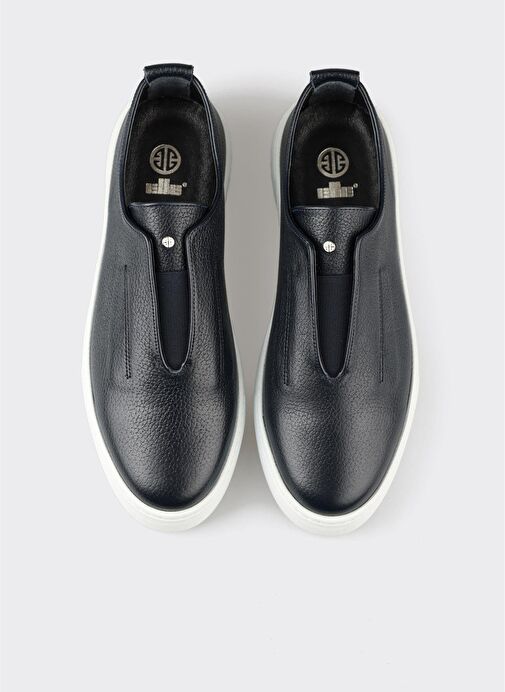 Lacivert Deri Erkek Günlük Ayakkabı - Görsel 5