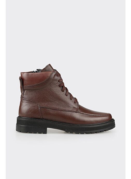 Kahve Deri Erkek Günlük Bot - Görsel 2