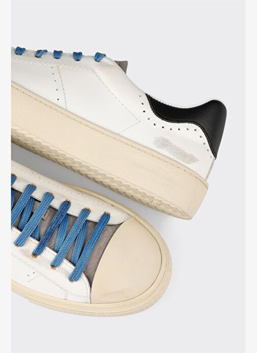 Siyah Deri Erkek Spor Ayakkabı - Görsel 10