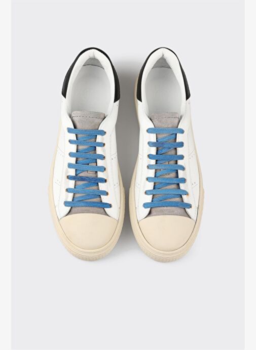 Siyah Deri Erkek Spor Ayakkabı - Görsel 9