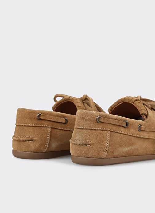 Taba Deri Kadın Günlük Ayakkabı - Görsel 6