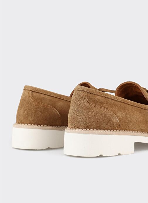 Taba Deri Kadın Günlük Ayakkabı - Görsel 9