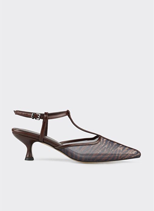 Kahve Kadın Topuklu Ayakkabı - Görsel 2