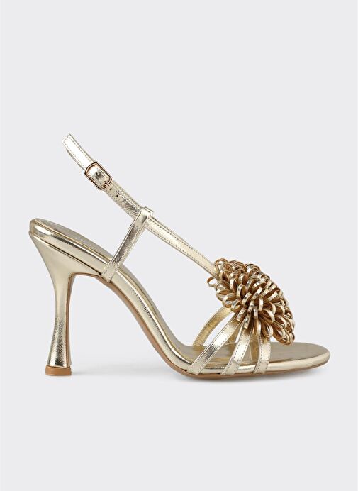 Gold Kadın Topuklu Sandalet - Görsel 2