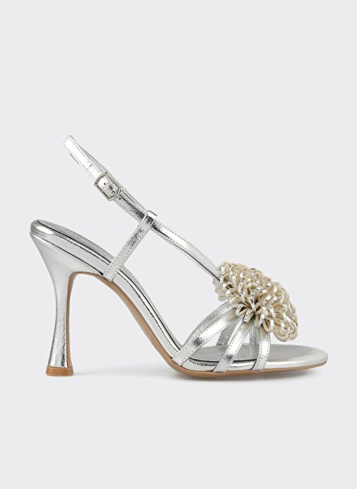 Lame Kadın Topuklu Sandalet - Görsel 2