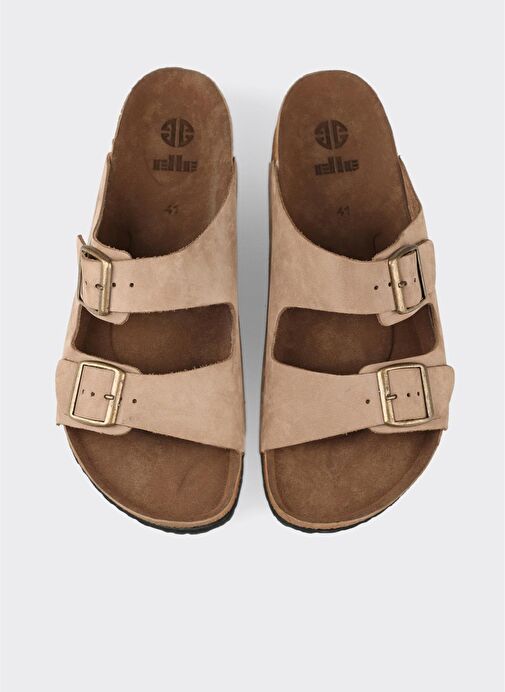 Vizon Deri Erkek Terlik - Görsel 5