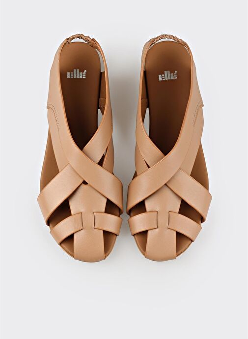 Taba Deri Kadın Günlük Ayakkabı - Görsel 5