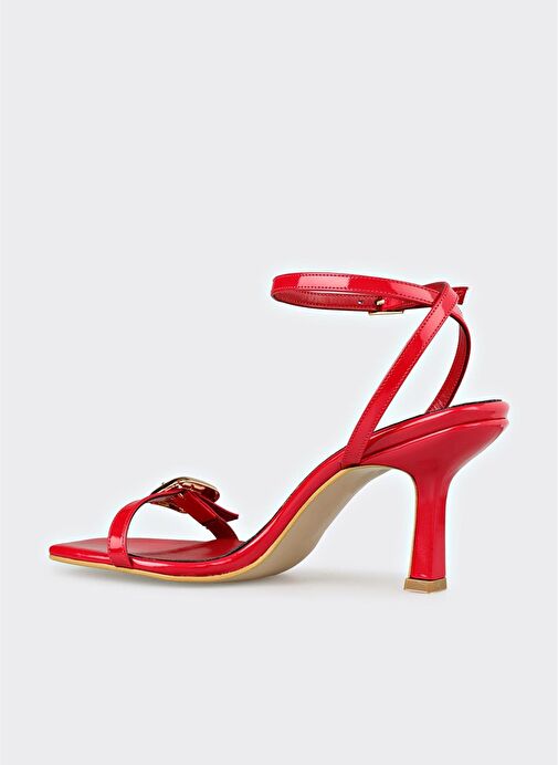 Kırmızı Kadın Günlük Sandalet - Görsel 4