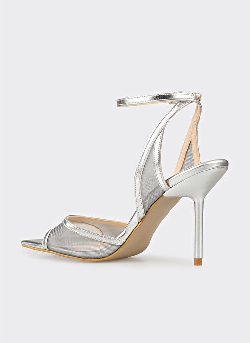 Lame Kadın Topuklu Sandalet - Görsel 4