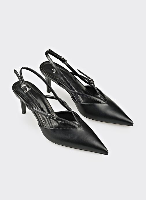Siyah Kadın Topuklu Ayakkabı - Görsel 3