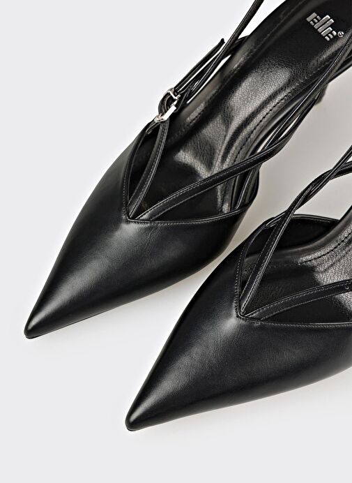 Siyah Kadın Topuklu Ayakkabı - Görsel 5