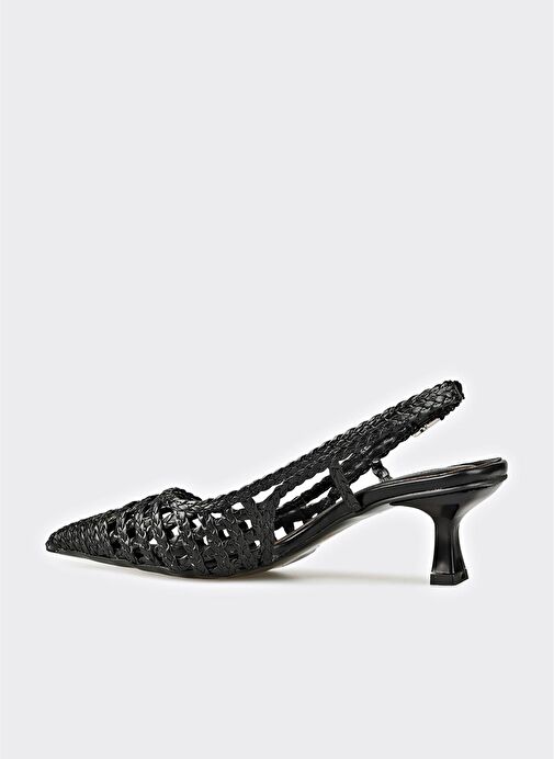 Siyah Kadın Topuklu Ayakkabı - Görsel 4