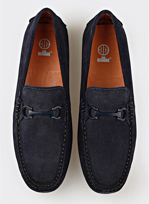 Lacivert Deri Erkek Günlük Ayakkabı - Görsel 5