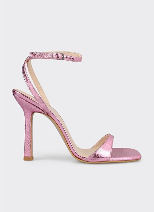 Lila Kadın Topuklu Sandalet - Görsel 2