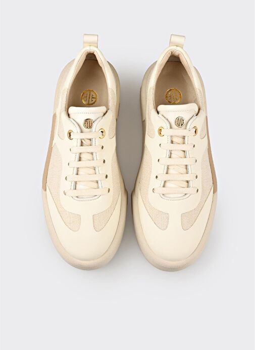 Bej Kadın Spor Ayakkabı - Görsel 5