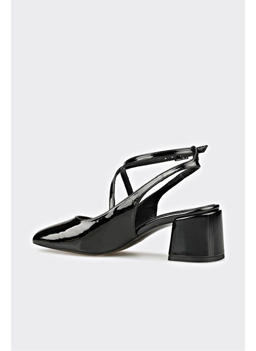 Siyah Kadın Topuklu Ayakkabı - Görsel 4