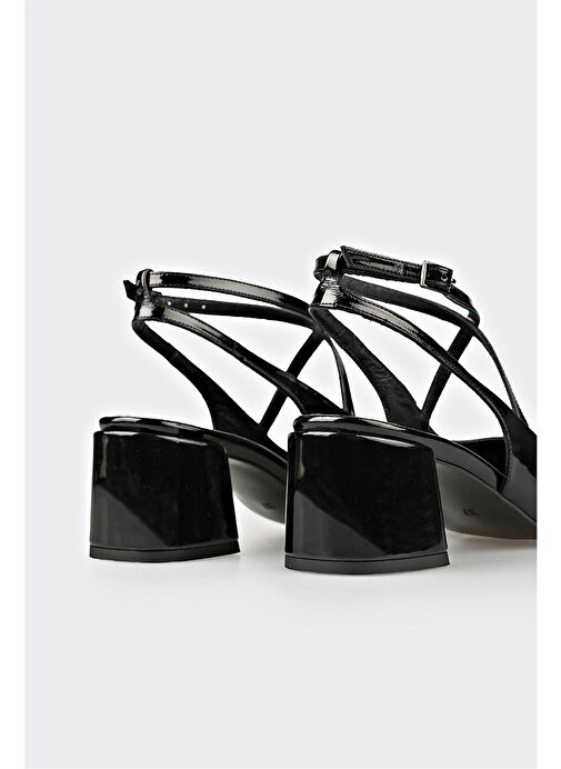 Siyah Kadın Topuklu Ayakkabı - Görsel 5