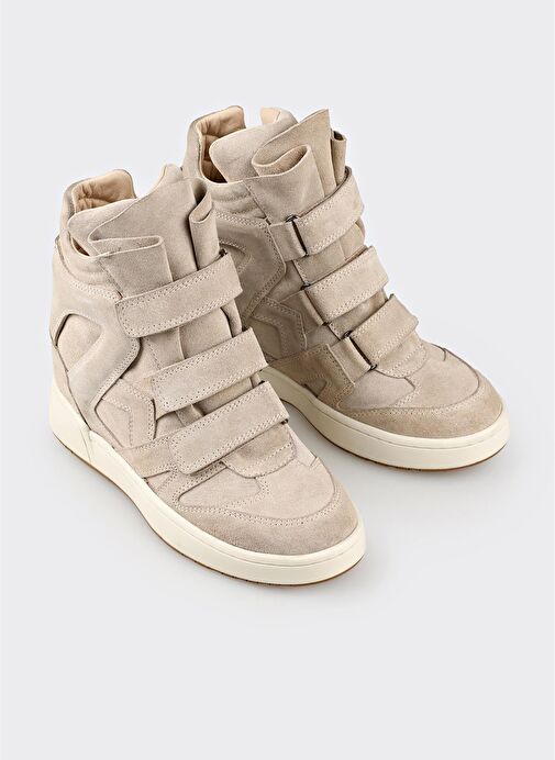 Bej Deri Kadın Spor Bot - Görsel 3