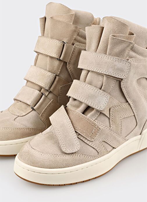 Bej Deri Kadın Spor Bot - Görsel 5