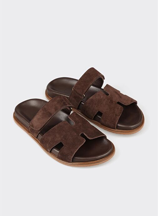 Kahve Kadın Düz Terlik - Görsel 3