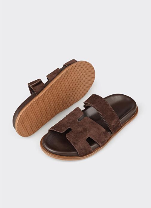 Kahve Kadın Düz Terlik - Görsel 4