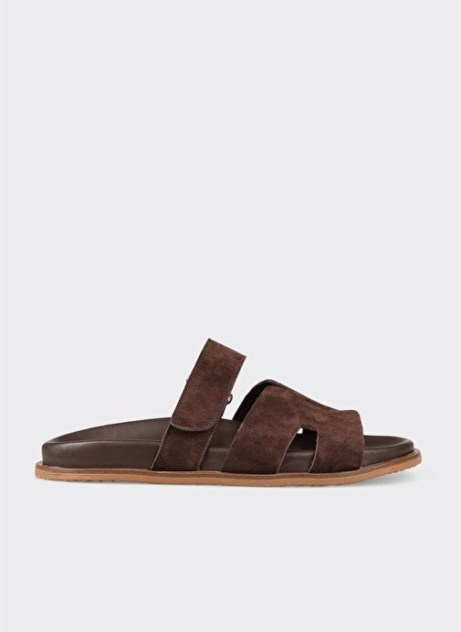 Kahve Kadın Düz Terlik - Görsel 2