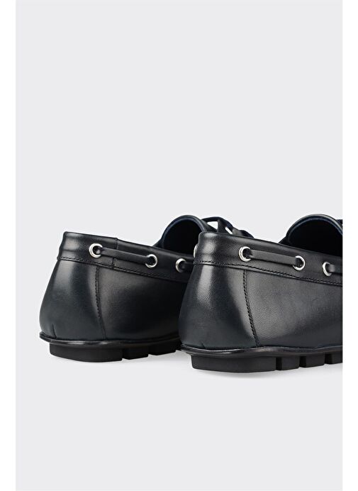 Lacivert Deri Erkek Günlük Ayakkabı - Görsel 6