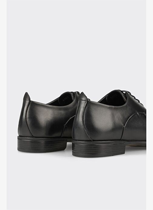 Siyah Deri Erkek Klasik Ayakkabı - Görsel 6