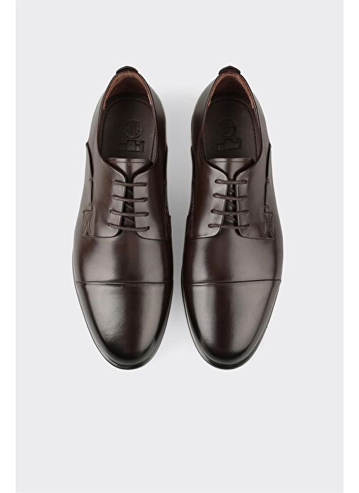 Kahve Deri Erkek Klasik Ayakkabı - Görsel 5