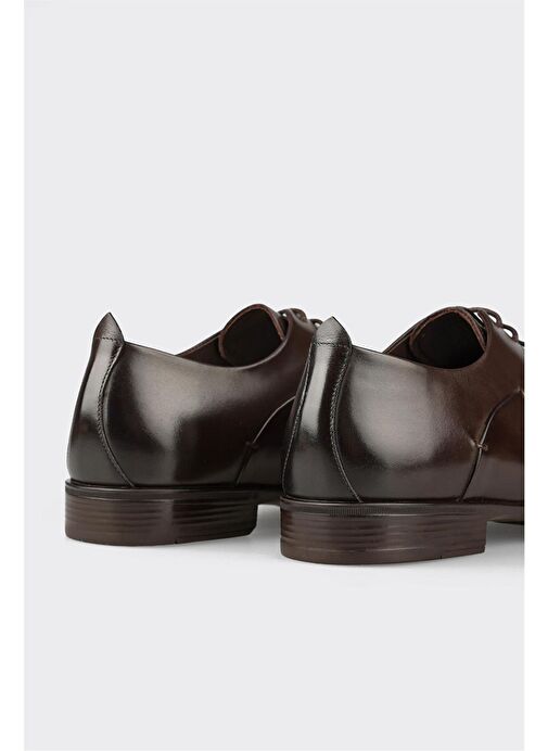 Kahve Deri Erkek Klasik Ayakkabı - Görsel 6