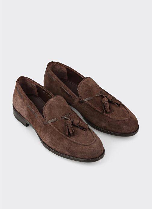 Kahve Deri Erkek Klasik Ayakkabı - Görsel 10