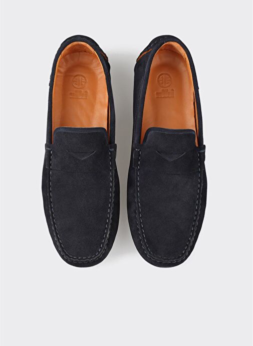 Lacivert Deri Erkek Günlük Ayakkabı - Görsel 5