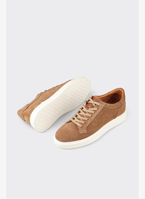 Taba Deri Erkek Günlük Ayakkabı - Görsel 4