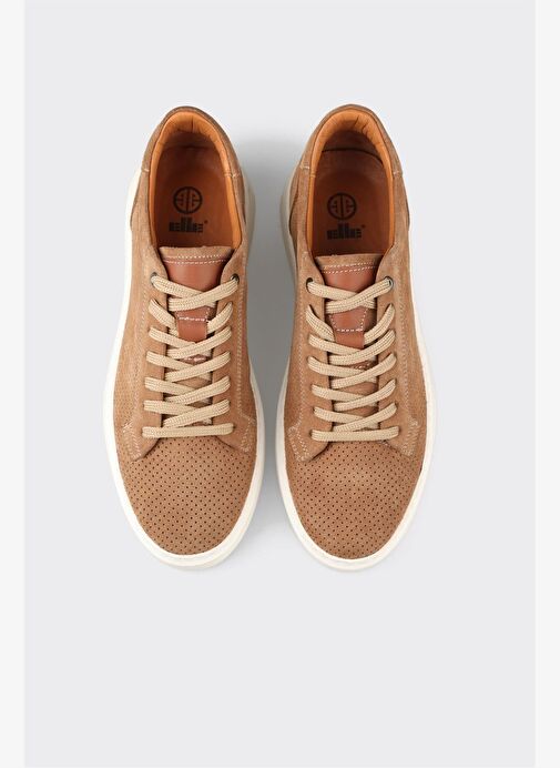 Taba Deri Erkek Günlük Ayakkabı - Görsel 5