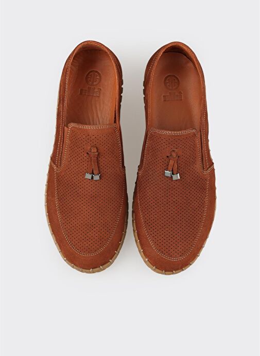 Taba Deri Erkek Günlük Ayakkabı - Görsel 5