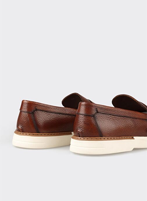 Taba Deri Erkek Günlük Ayakkabı - Görsel 6