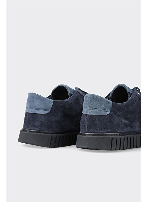 Lacivert Deri Erkek Günlük Ayakkabı - Görsel 6