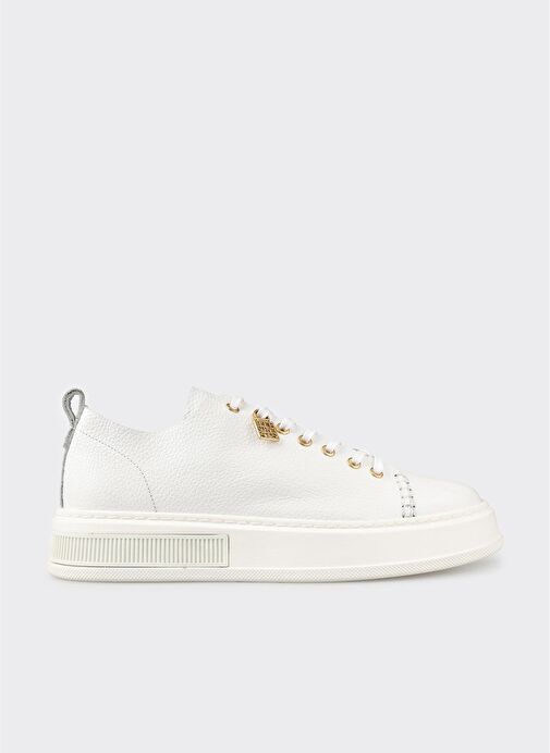 Beyaz Deri Erkek Spor Ayakkabı - Görsel 2