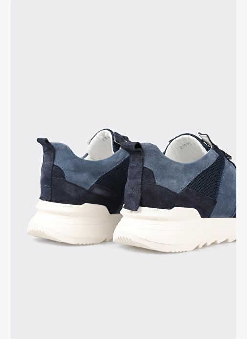 Lacivert Deri Erkek Spor Ayakkabı - Görsel 10