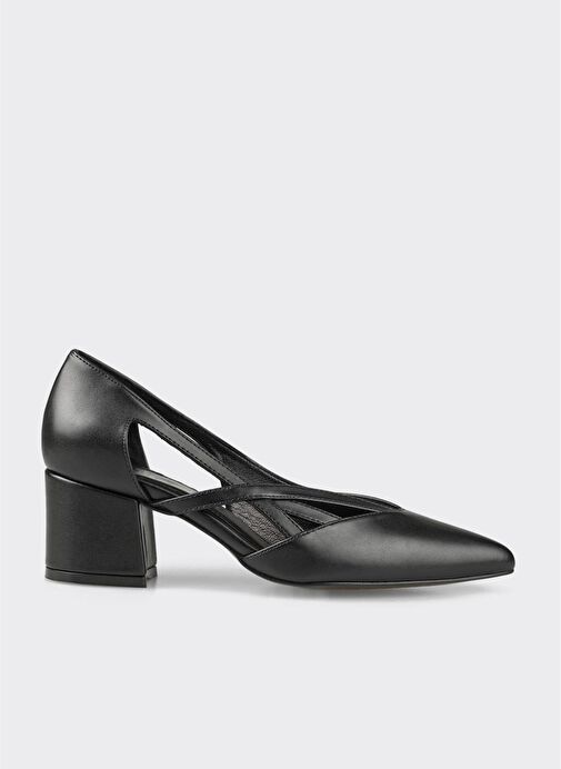 Siyah Kadın Topuklu Ayakkabı - Görsel 2