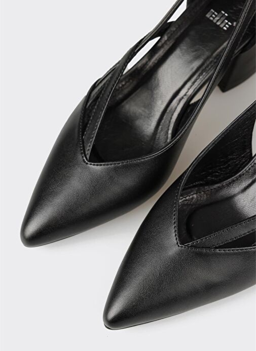 Siyah Kadın Topuklu Ayakkabı - Görsel 5