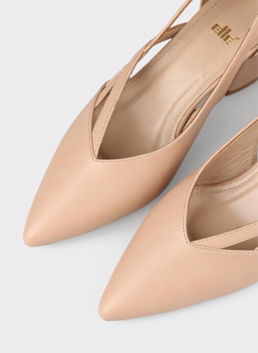 Naturel Kadın Topuklu Ayakkabı - Görsel 5