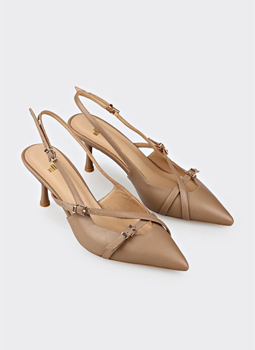 Vizon Kadın Topuklu Ayakkabı - Görsel 3