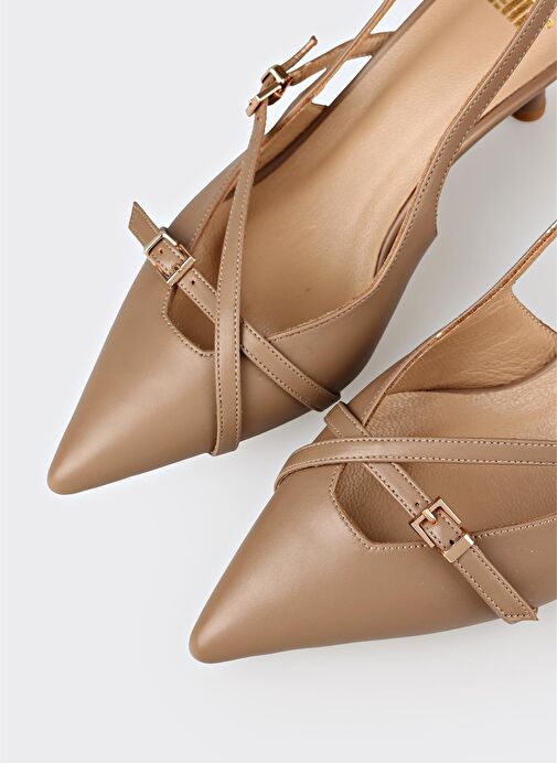 Vizon Kadın Topuklu Ayakkabı - Görsel 5