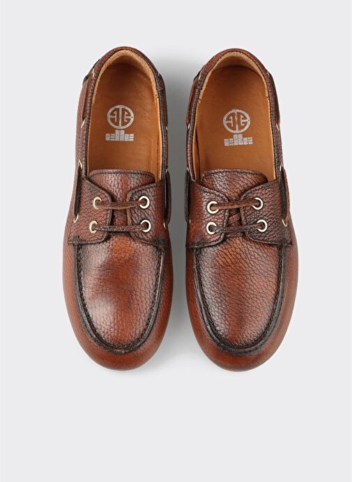 Taba Deri Kadın Günlük Ayakkabı - Görsel 9