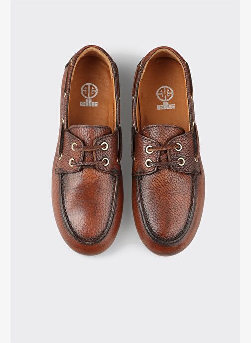 Taba Deri Kadın Günlük Ayakkabı - Görsel 8