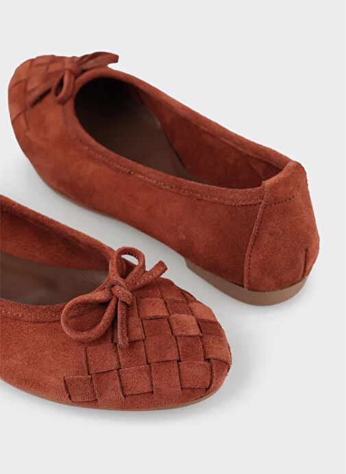 Kahve Deri Kadın Günlük Ayakkabı - Görsel 10