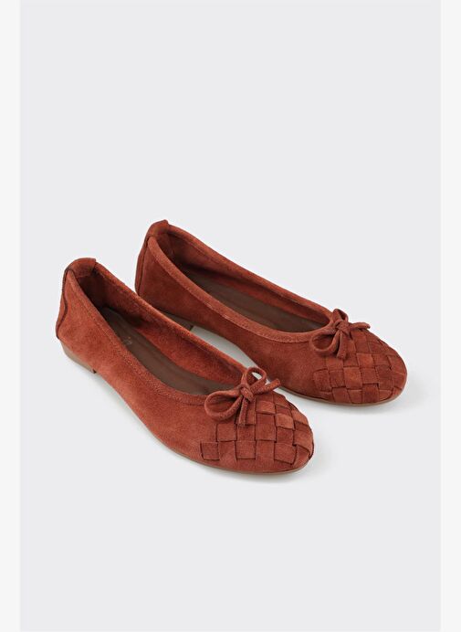 Kahve Deri Kadın Günlük Ayakkabı - Görsel 4