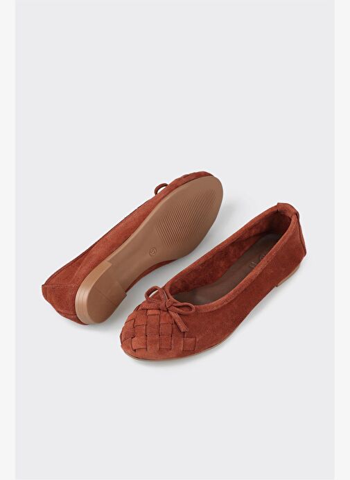 Kahve Deri Kadın Günlük Ayakkabı - Görsel 7