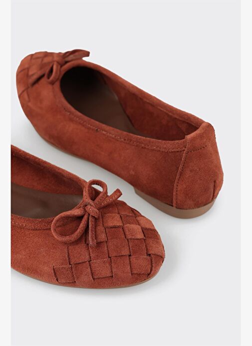 Kahve Deri Kadın Günlük Ayakkabı - Görsel 11